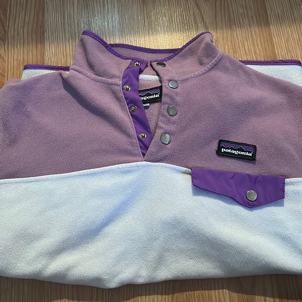 Vintage women’s Patagonia quarter button up fleece